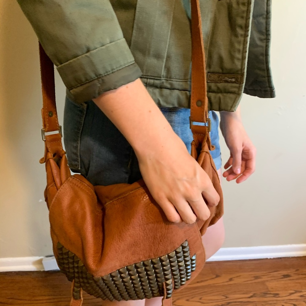 Tylie Malibu Runaway Heather Studded Cross-Body